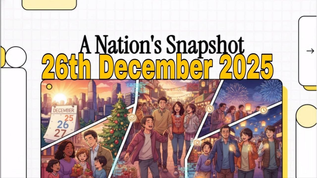 Daily Current Affairs - 26th December 2025 - YouTube