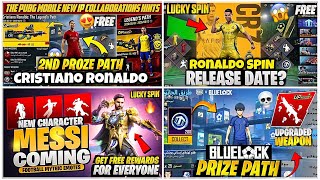 4.4 2ND CRISTIANO RONALDO PRIZE PATH😍| 4.4 NEW BLUE LOCK LUCKY SPIN🔥| NEW MESSI ICON M762🤯PUBGM/BGMI screenshot 3
