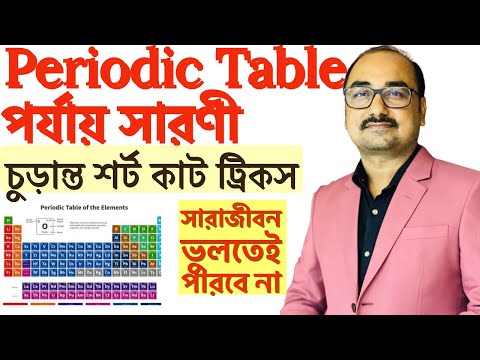 Periodic Table শর্ট কাটে  সহজে সারাজীবন মনে রাখো | HowTo Memorize Periodic Table by Sukumar Paul |