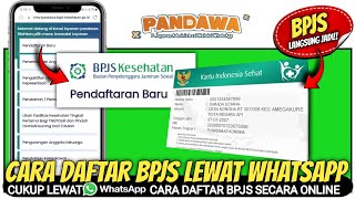 cara daftar Bpjs Kesehatan lewat whatsapp secara online