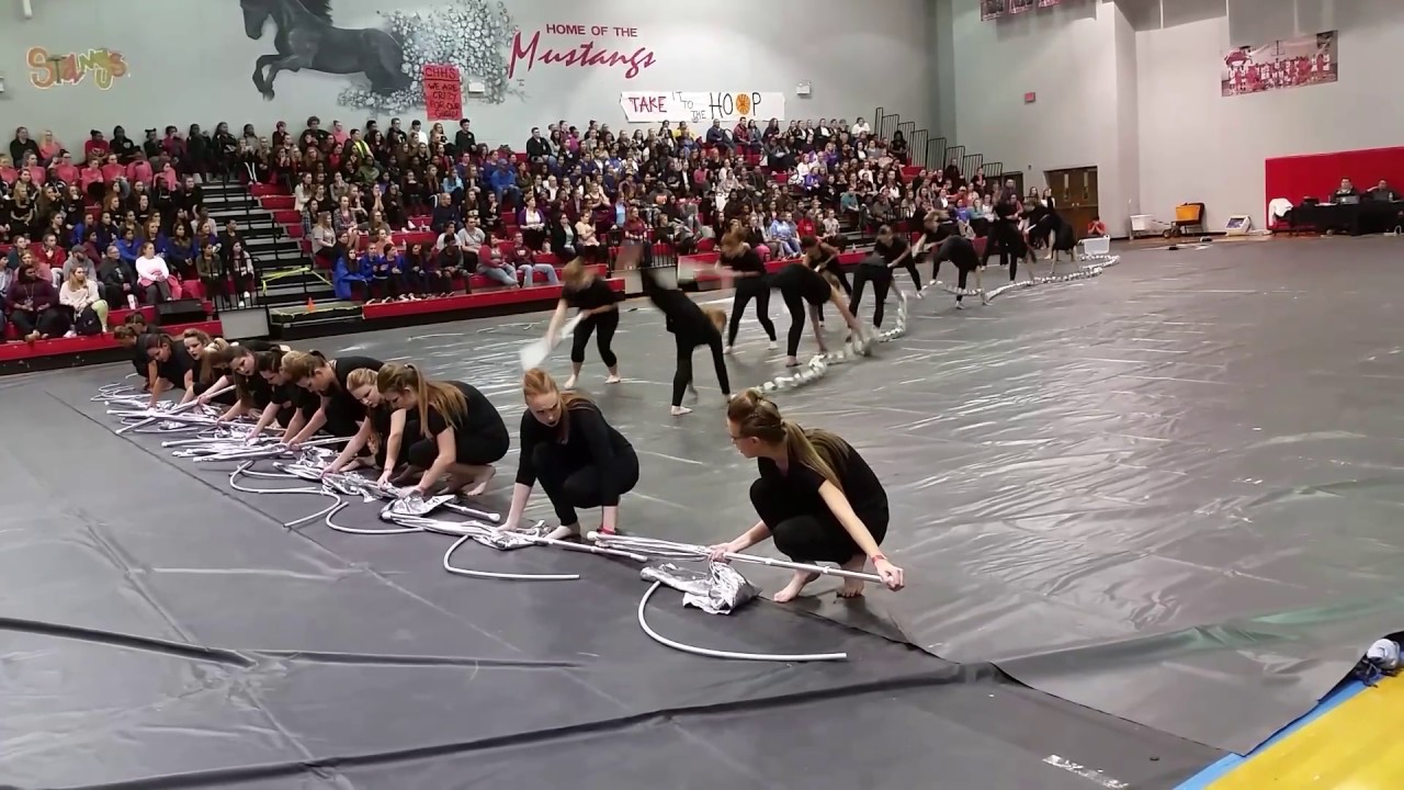 Desoto Central Winter Guard 1/28/17 Center Hill High School YouTube