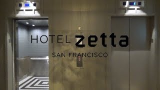 Nicely Modded Dover Traction Elevators-Hotel Zetta-San Francisco, CA