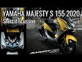 YAMAHA MAJESTY S 155 2020 DISCUSSION SHORT REVIEW