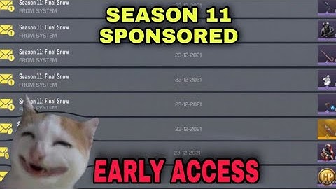 ACTIVISION SENT ME SEASON 11 SPONSORED - (EARLY ACCESS OF CRUELTIED DRAW) ❤️🔥
