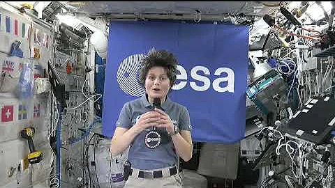 ASTRONAUT DISCUSSES LIFE ABOARD SPACE STATION DURI...
