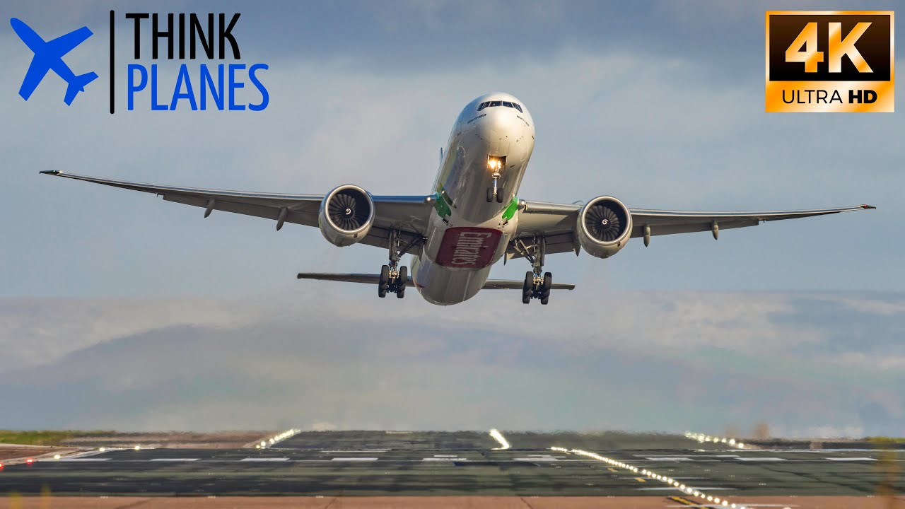 LIVE Plane Spotting From Manchester Airport Live In 4K - YouTube