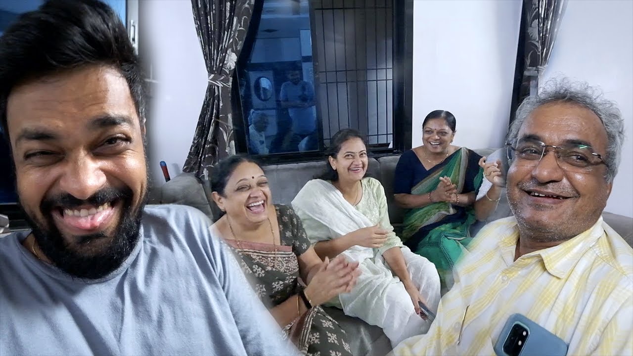 mama ke ghar pe dinner ke liye gaye aur sab ne dhamaal machai !