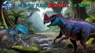 MONSTER Fukuitops DESTROYS our Team 🥴 | PVP Battles | Jurassic World Alive Gameplay 710