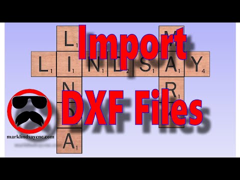Import DXF Files in Cut2D VCarve and Aspire