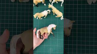 Painting manes on Schleich repaints