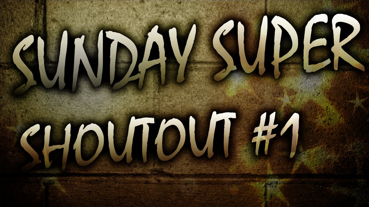 sunday shoutout - YouTube
