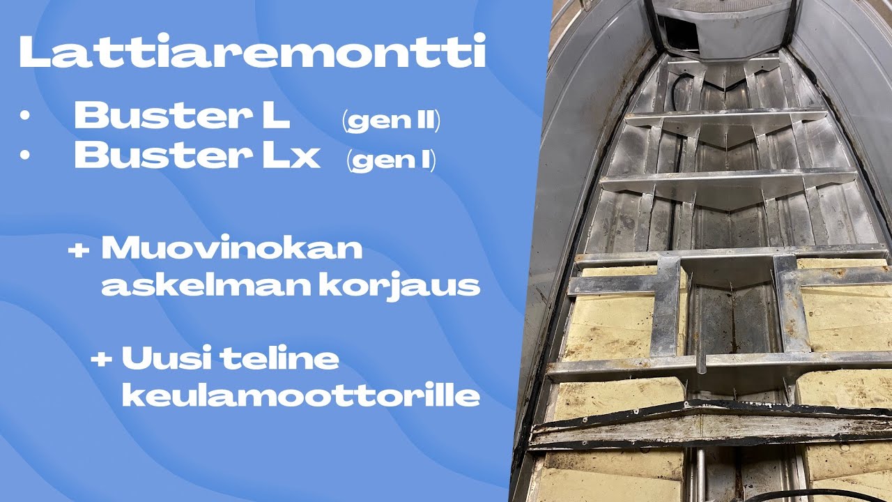 Vanerilattiasta eroon: Buster L