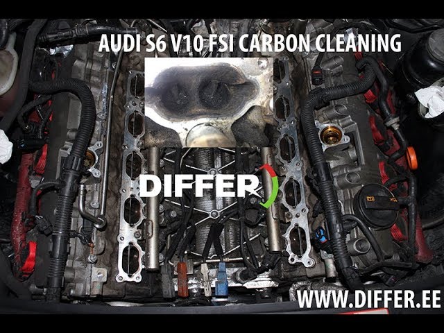 AUDI S6 V1O FSI CARBON CLEANING