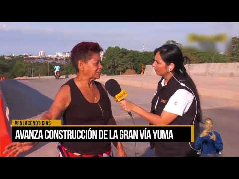 Avanza construcción de la gran vía Yuma