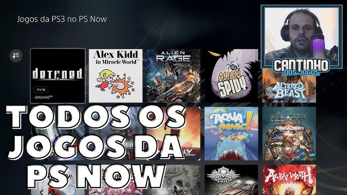 Lista com todos os jogos do PlayStation Now