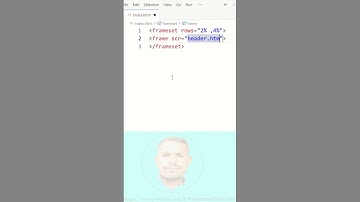 HTML Tutorial for Beginners | html learn frame and frameset tag