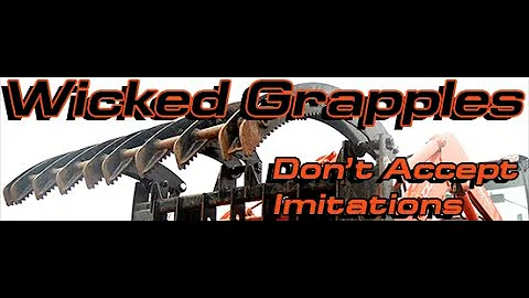 Don't try this at home! EA Everything Attachments WICKED 55 Root Rake Grapple