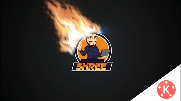 How to Make Burning Logo Reveal Animation intro in Kinemaster in Hindi 🔥🔥
