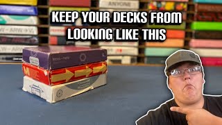 Keep Your CRARDS From Looking Like This! Tips To keep your cards Safe and fresh!