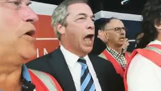 Nigel Farage Sings Rule Britannia 🇬🇧✊