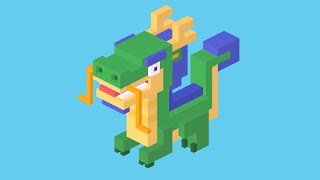 How To Unlock The Lucky “JADE DRAGON” Character, In The “CHINA” Area, In CROSSY ROAD! 🐉