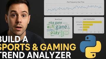 Build a Sports & Gaming Trend Analyzer in Python | Streamlit Data Science Project 🔥📊