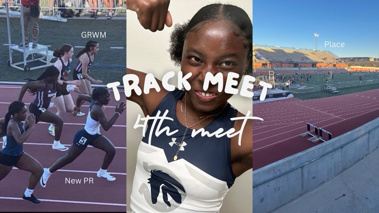 VLOG: Track meet| GRWM| New PR