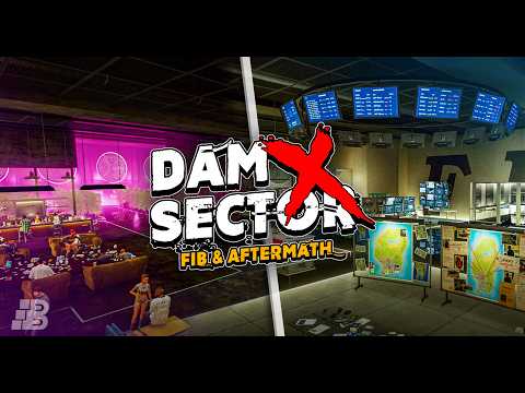 FiveM Maps | Dam Sector X | FIB Facility  & Aftermath Secret Underground [MLO]