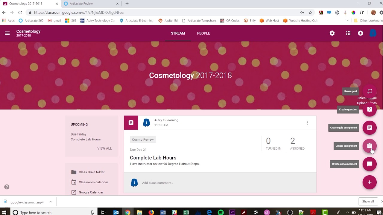 Google Classroom The Stream