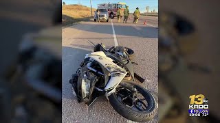 Colorado Springs motorcycle crash victim calls for suspect to come forward