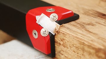 Make A Wooden Edge Trimmer Chamfer Plane | DIY Edge Corner Flattening Tool