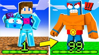 MINECRAFT, ale EXP to ZADYMIARZ z BRAWL STARS! ⭐