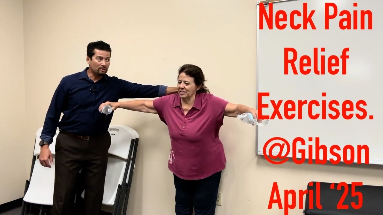 Neck Pain Relief Exercises @Gibson April '25. Crooked Spine Show