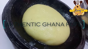 HOW TO MAKE AUTHENTIC GHANA FUFU WITHOUT POUNDING.