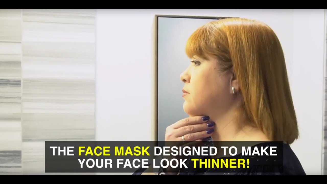 Download Get Rid Of Your Double Chin In 30 Minutes With Chinup Mask Youtube PSD Mockup Templates