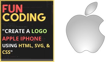 Create a Logo "Apple iPhone" using HTML, SVG and CSS