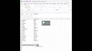 How to get the Number of distinct items in a list