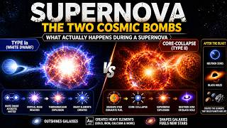 Supernova: The Two Cosmic Bombs 💥| What Actually Happens During a Supernova