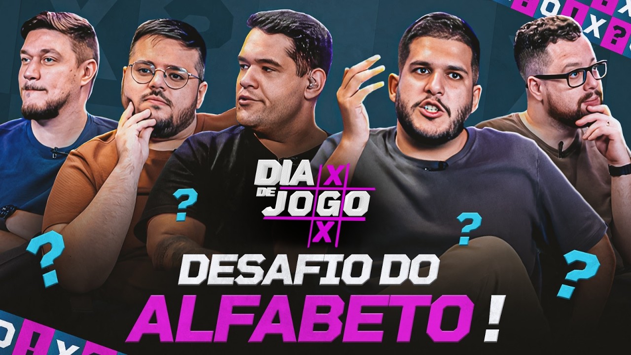 DESAFIO DO ALFABETO: VICTOR LOPES PERDE A LINHA COM A PRODUÇÃO E TODOS TENTAM ROUBAR NO JOGO KKKKKKK