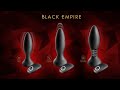 Plug anal de luxe avec tlcommande black empire