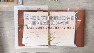 April 7th Budget Breakdown | Biweekly Paycheck | budgeting $3100 with 6 figure debt