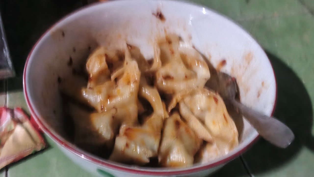 RESEP PANGSIT CHILI OIL SUPER MUDAH 