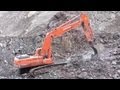 Doosan Daewoo DX300 LC in quarry part II.