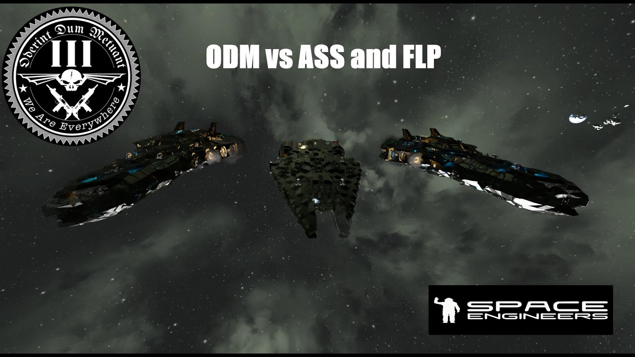 Space Engineers PVP - ODM vs. ASS and FLP - Fleet Battle Event ...