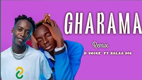D voice X Balaa Mc_Gharama (official lyric audio)