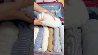 Cómo hacer la maleta sin pasarte del peso permitido #ideashome #tips #equipaje #ideasoriginales
