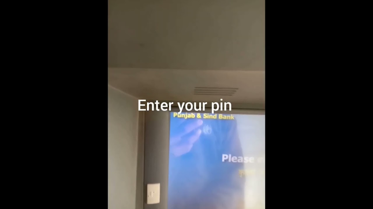 How To Get Mini Statement From  P&SB Bank Atm