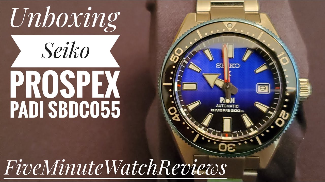 Unboxing of Seiko Prospex Padi SBDC055 SPB071 - YouTube