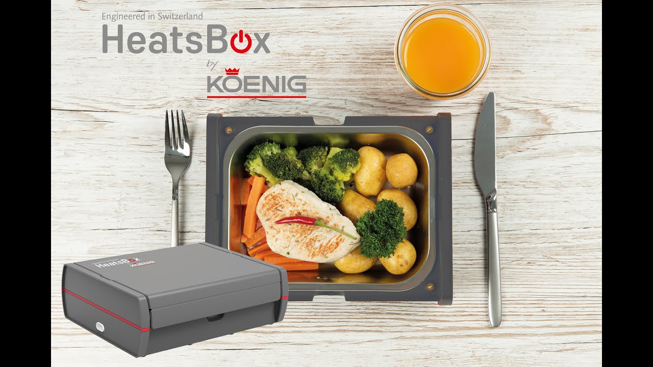 KOENIG HeatsBox Style, die heizbare Lunchbox für unterwegs