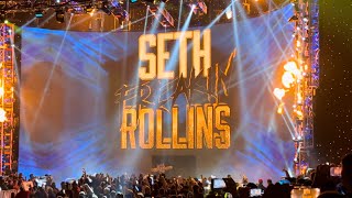 Seth “Freakin” Rollins Entrance Live WWE Fastlane Oct. 7, 2023